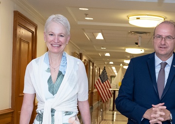 Assistant Secretary of Defense Wallander Hosts Cyprus Defense Minister