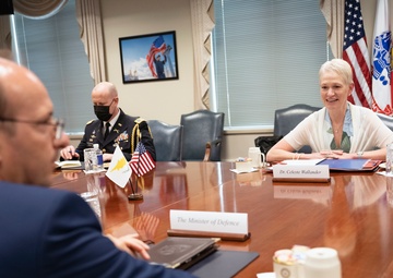 Assistant Secretary of Defense Wallander Hosts Cyprus Defense Minister
