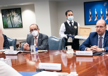 Assistant Secretary of Defense Wallander Hosts Cyprus Defense Minister