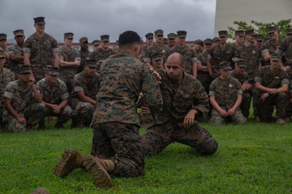31st MEU Grapples During Safety Brief