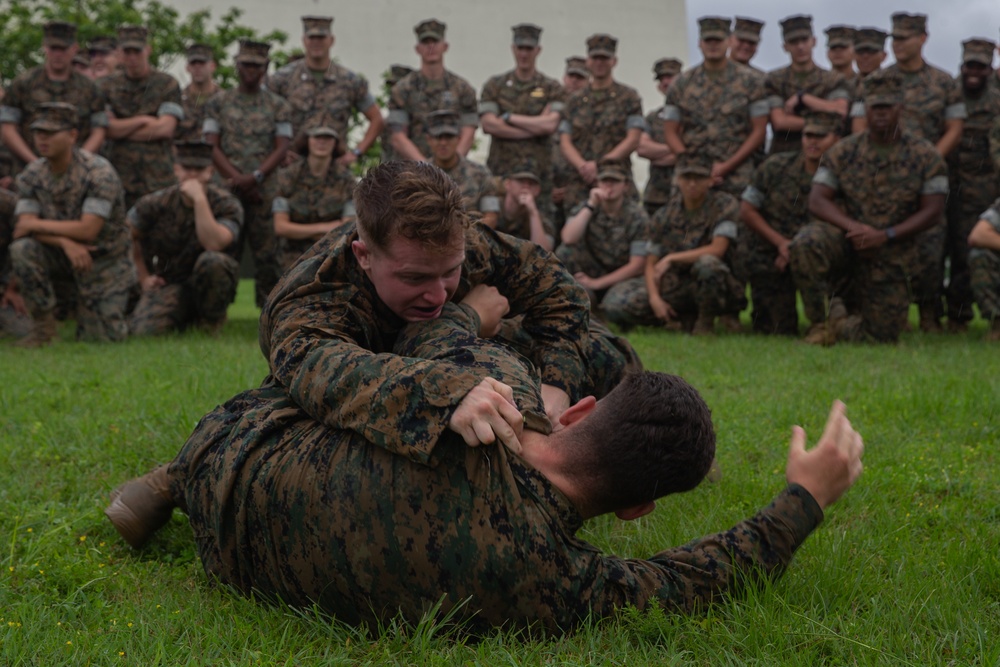 31st MEU Grapples During Safety Brief