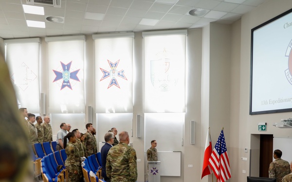 13th ECWS Change of Command