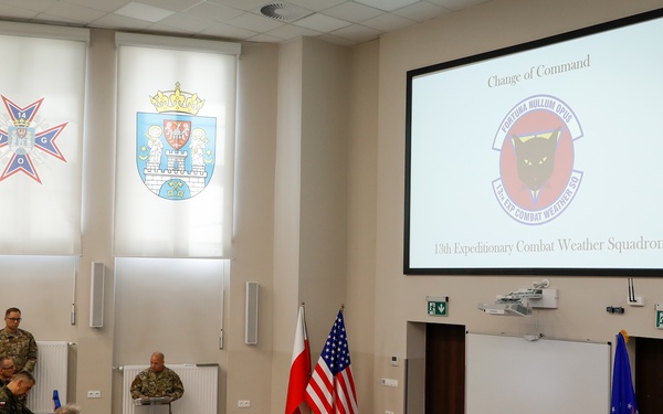 13th ECWS Change of Command