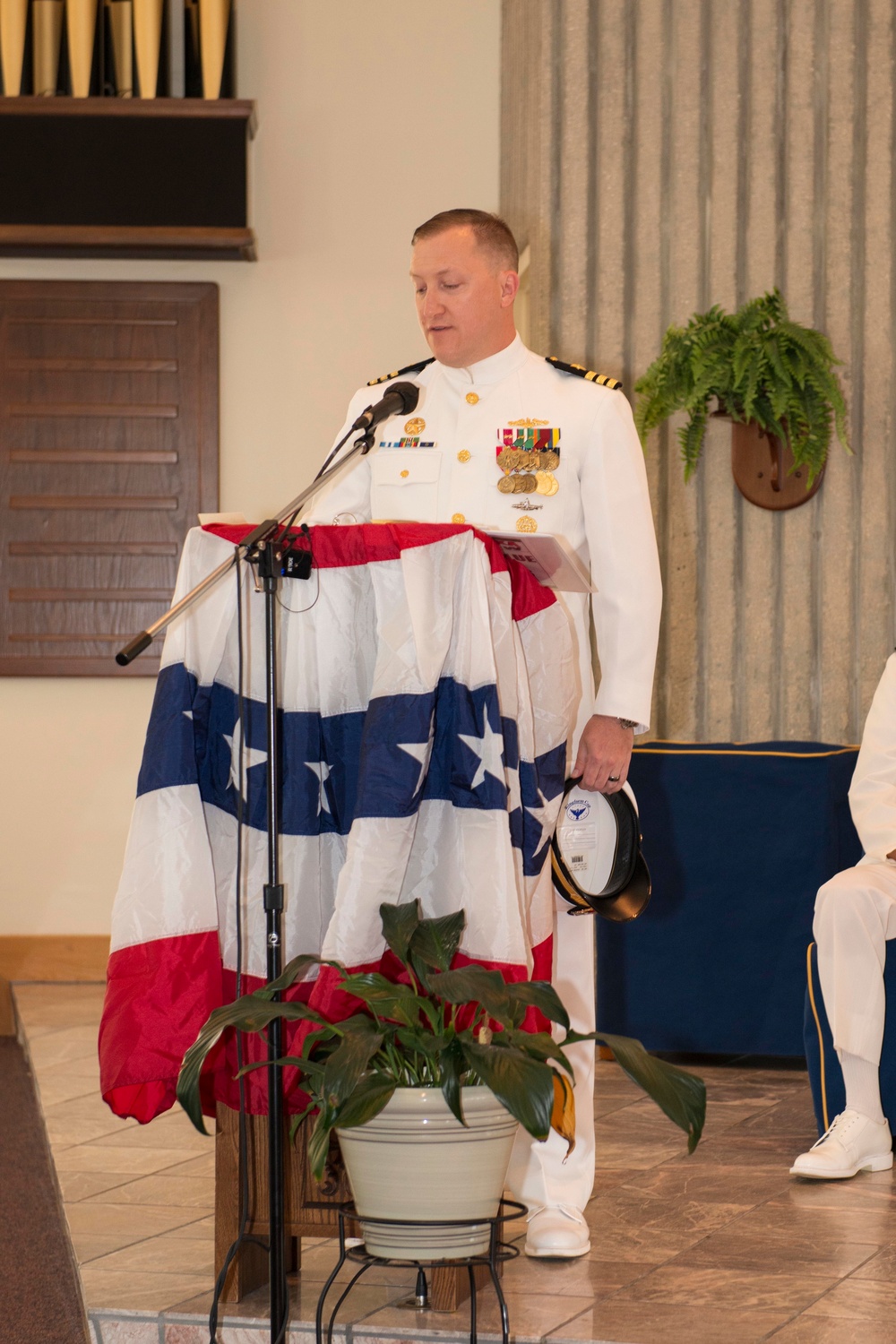 USS Alaska’s Blue Crew Farewells CO