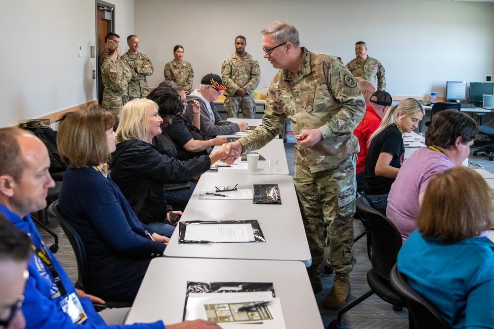 Nebraska educators visit Army National Guard aviation facility