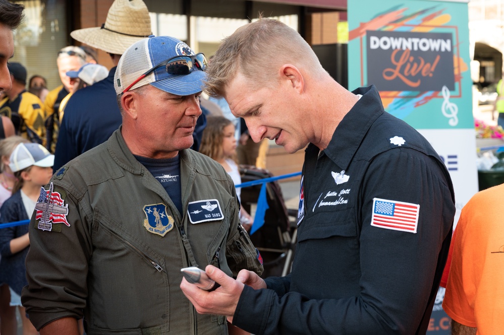 Blacksnakes, Thunderbirds speak at Fort Wayne Landing