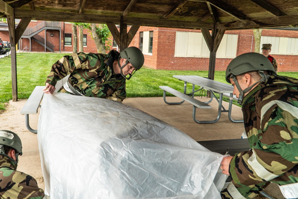 Airmen participate in large scale readiness exercise