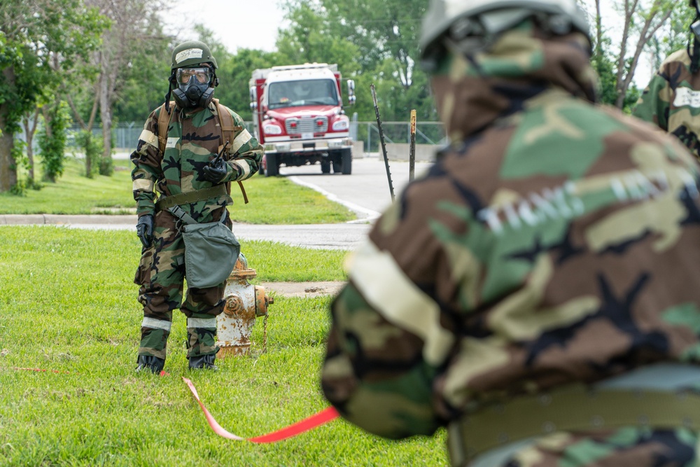 Airmen participate in large scale readiness exercise