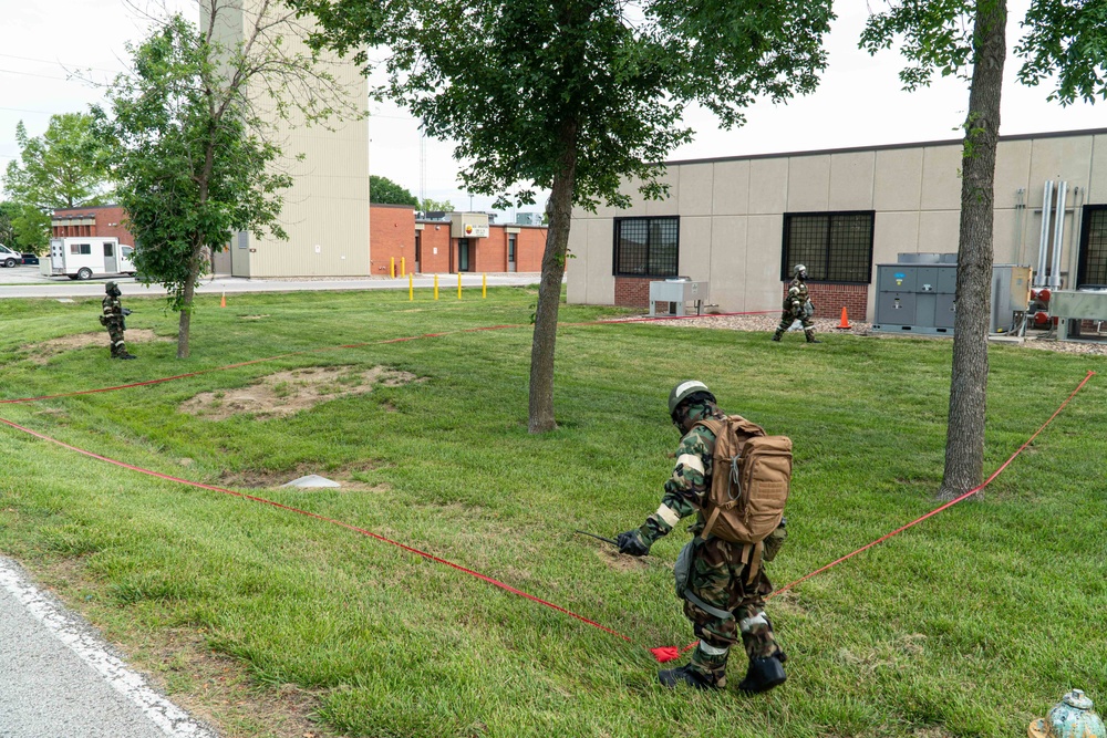 Airmen participate in large scale readiness exercise