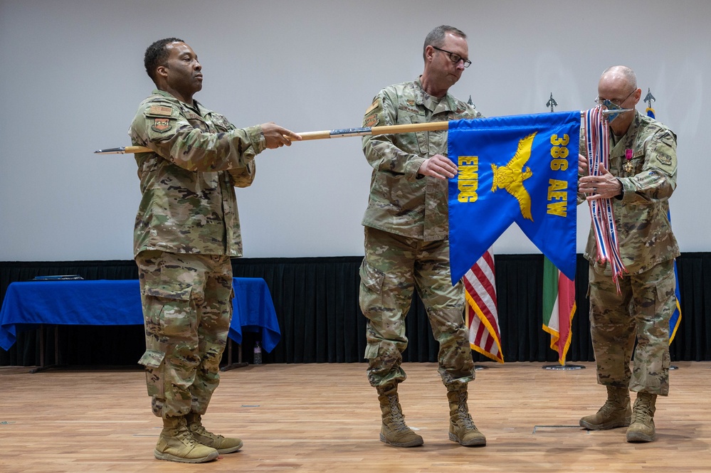 386th Expeditionary Medical Group inactivates, redesignated as the 386th Expeditionary Medical Squadron