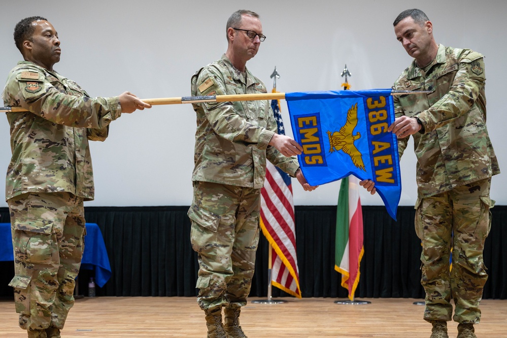 386th Expeditionary Medical Group inactivates, redesignated as the 386th Expeditionary Medical Squadron