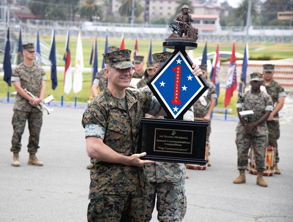 1st Marine Division Colors Ceremony