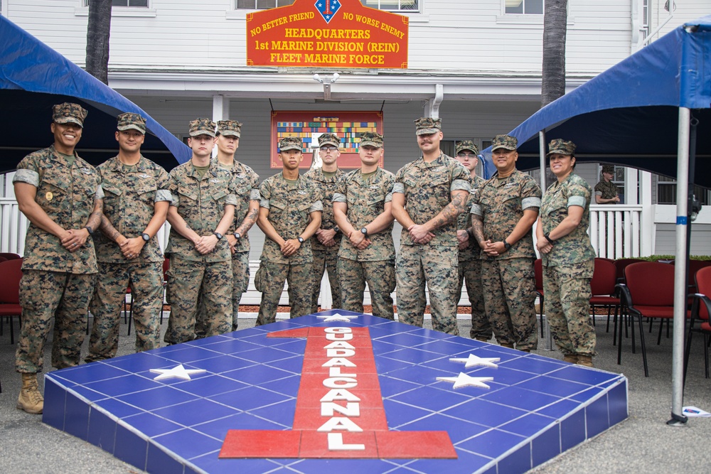 1st Marine Division Colors Ceremony