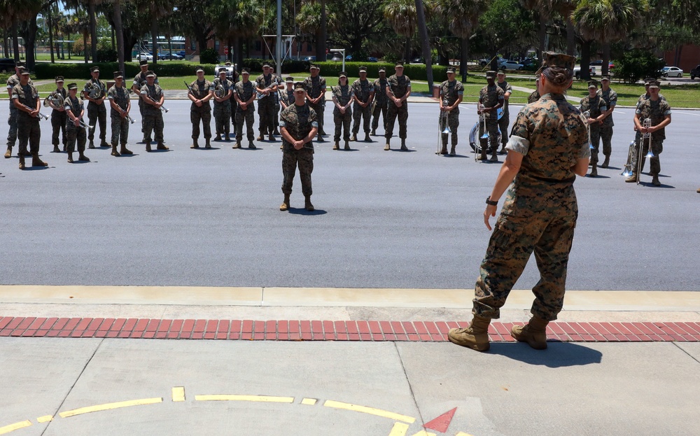 Parris Island Marine Band Receives Col. George S. Howard Award