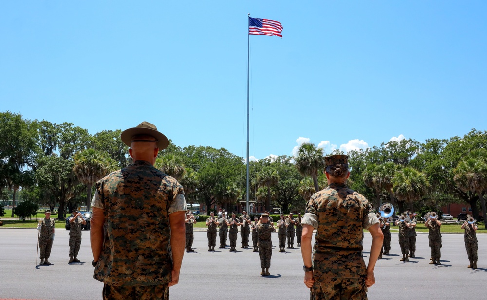 Parris Island Marine Band Receives Col. George S. Howard Award