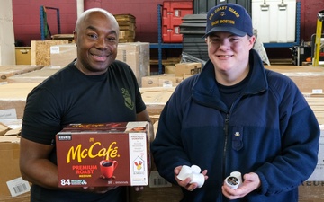 Holy Joe’s Café donates coffee to Coast Guard First District