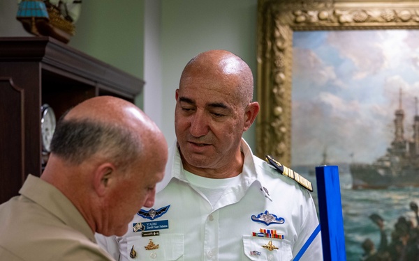 CNO Gilday meets with Commander in Chief of the Israeli Navy