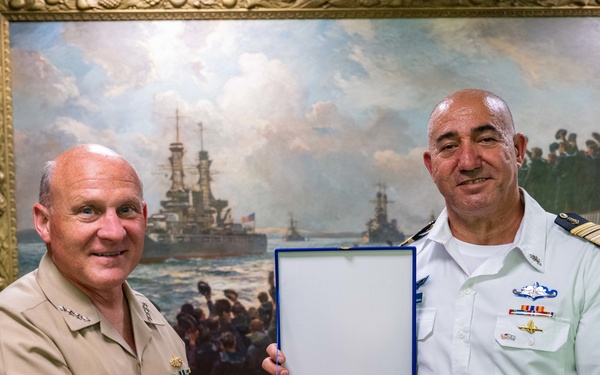 CNO Gilday meets with Commander in Chief of the Israeli Navy