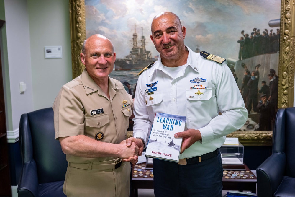CNO Gilday meets with Commander in Chief of the Israeli Navy