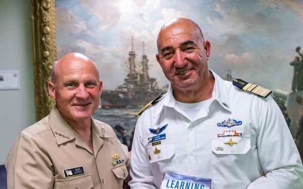 CNO Gilday meets with Commander in Chief of the Israeli Navy
