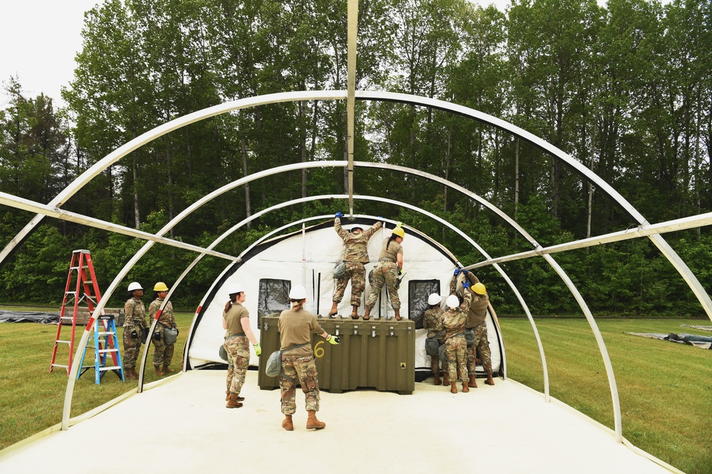 178th Force Support Squadron search and recovery exercise