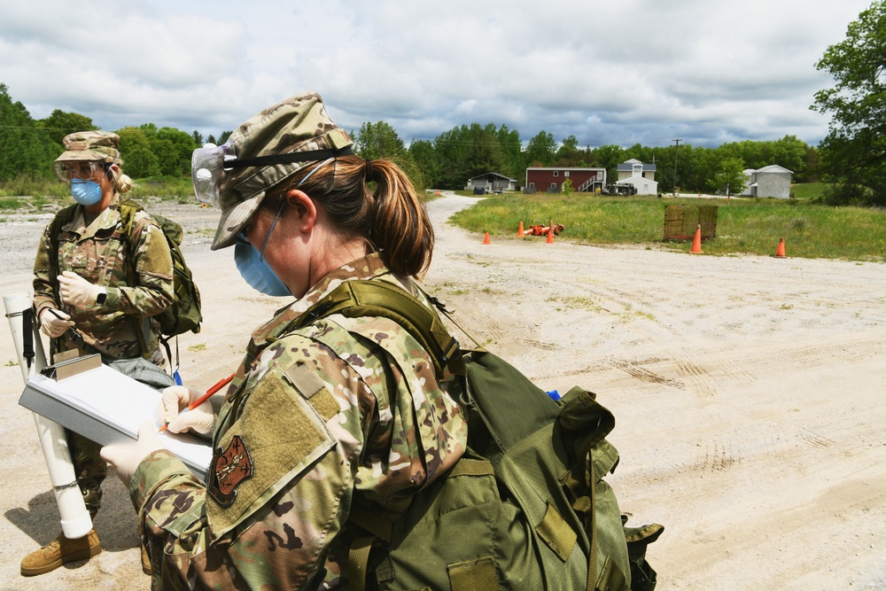 178th Force Support Squadron search and recovery exercise