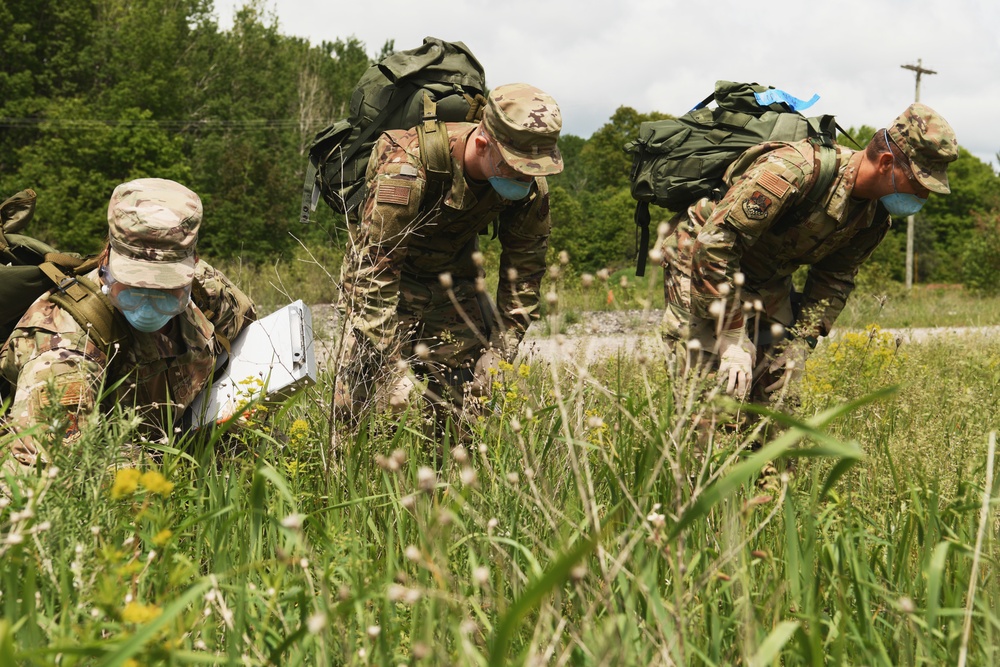 178th Force Support Squadron search and recovery exercise