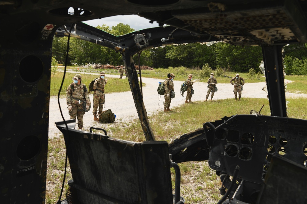 178th Force Support Squadron search and recovery exercise