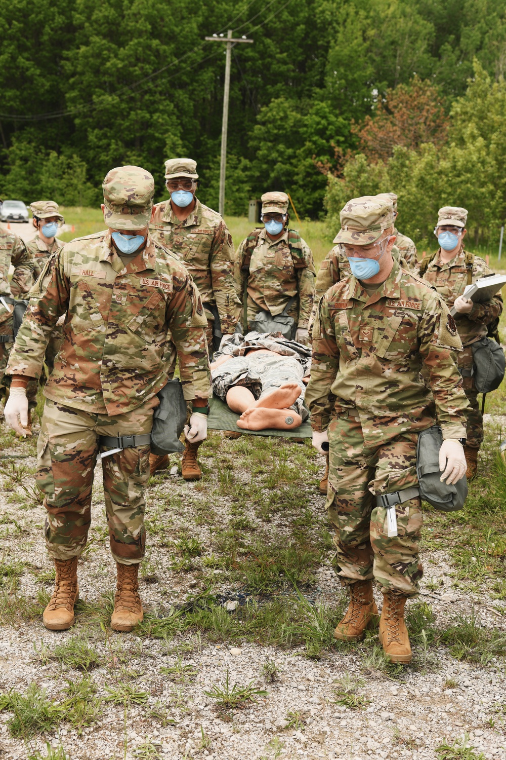 178th Force Support Squadron search and recovery exercise