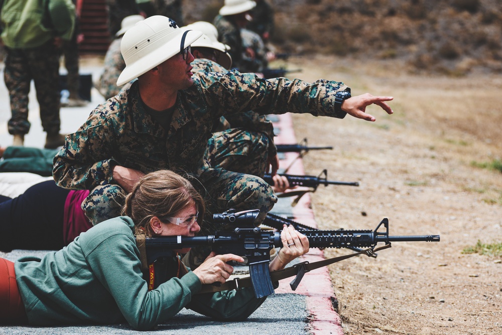 Los Angeles and Sacramento Educators spend day at Camp Pendleton