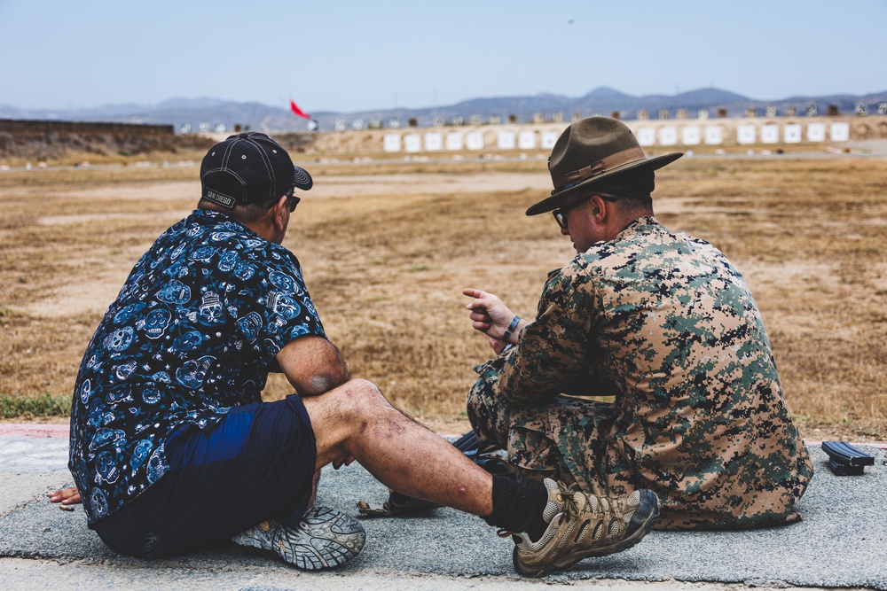 Los Angeles and Sacramento Educators spend day at Camp Pendleton