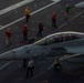 An F/A-18F Super Hornet Rests On The Flight Deck