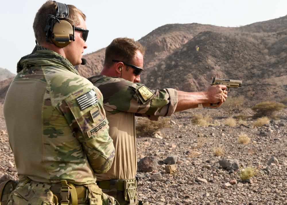 French, U.S. Soldiers Conduct Fire Team Live-Fire Training