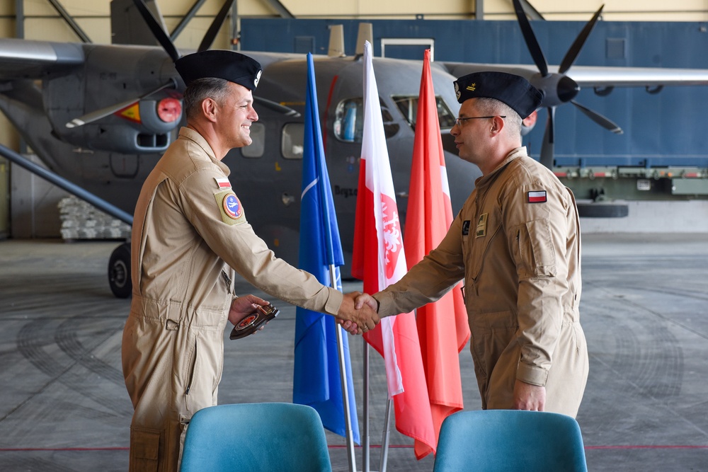 Incirlik Air Base welcomes incoming commander of Polish Military Contingent