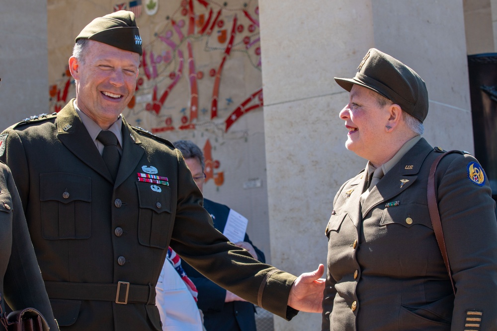 Memorial Day Ceremony at the Normandy American Cemetery and Memorial