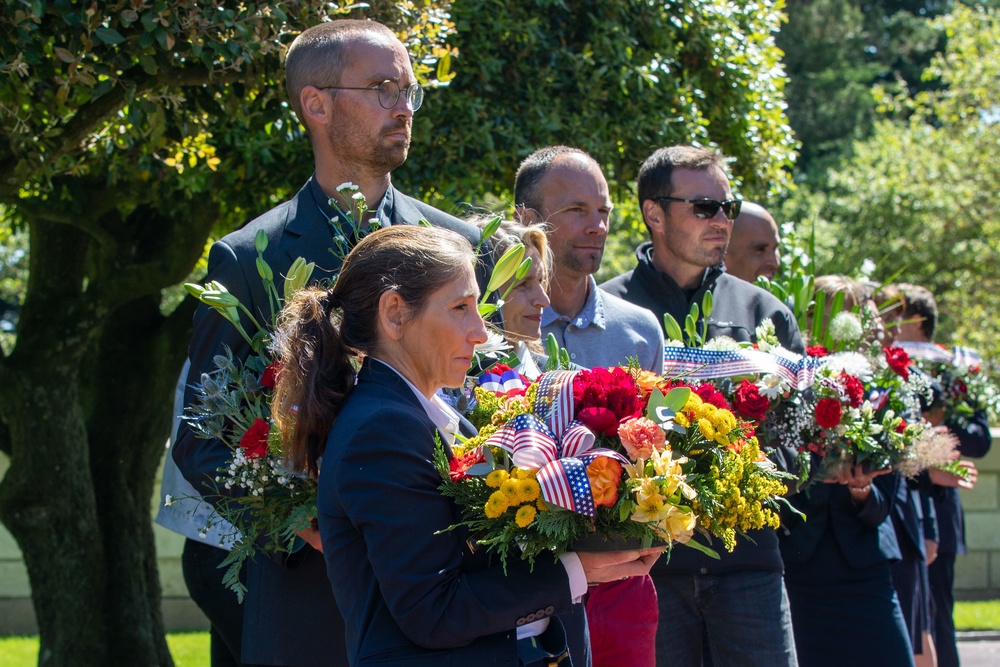 Memorial Day Ceremony at the Normandy American Cemetery and Memorial