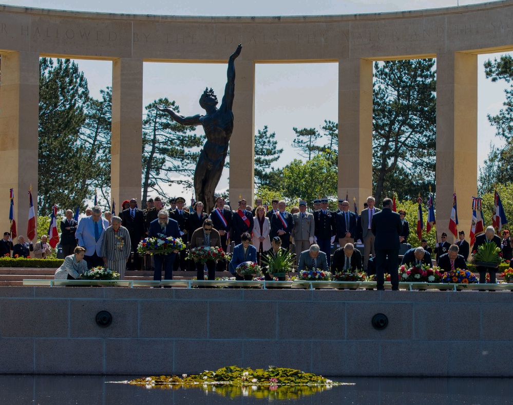 Memorial Day Ceremony at the Normandy American Cemetery and Memorial