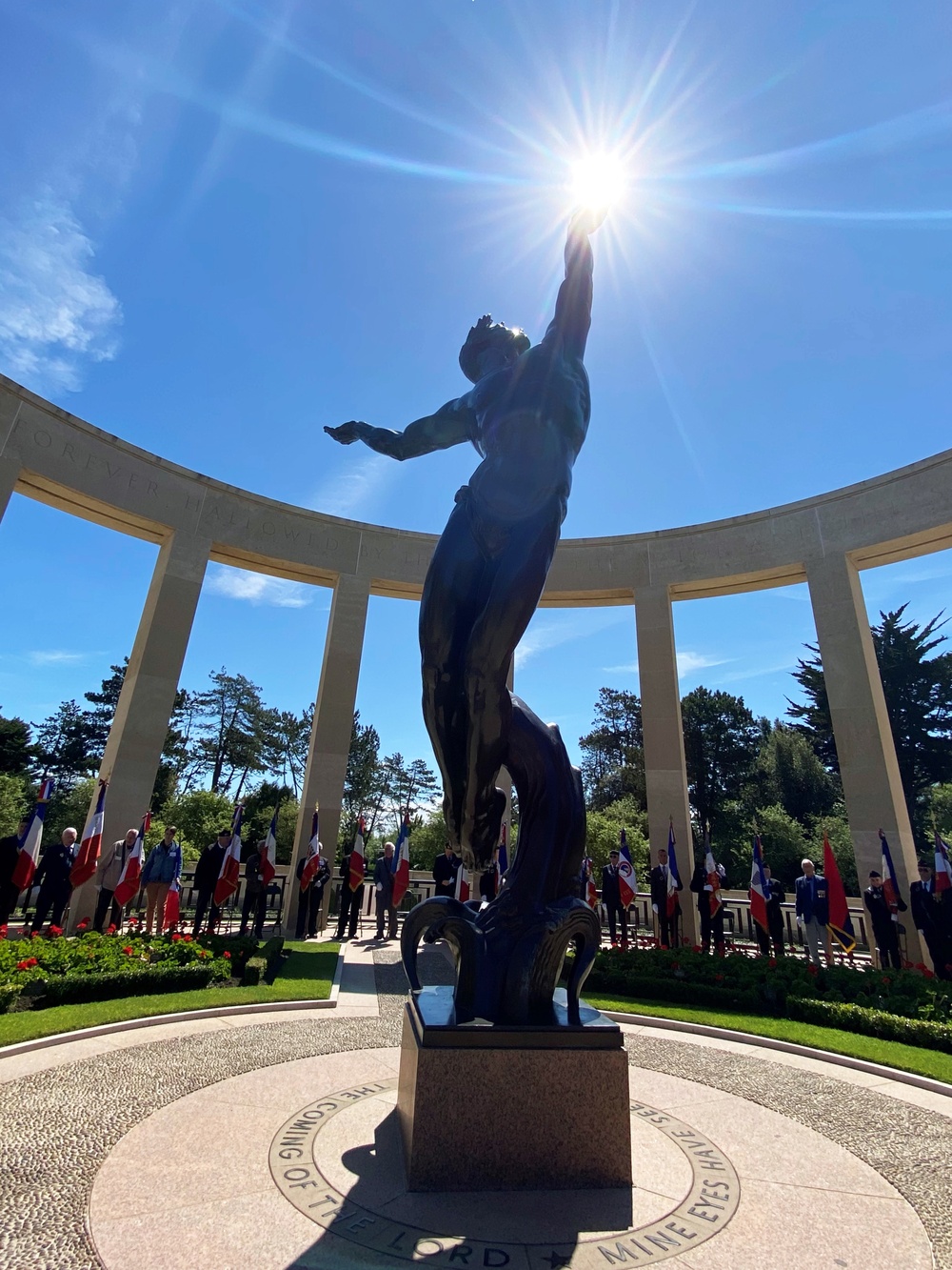 Memorial Day Ceremony at the Normandy American Cemetery and Memorial