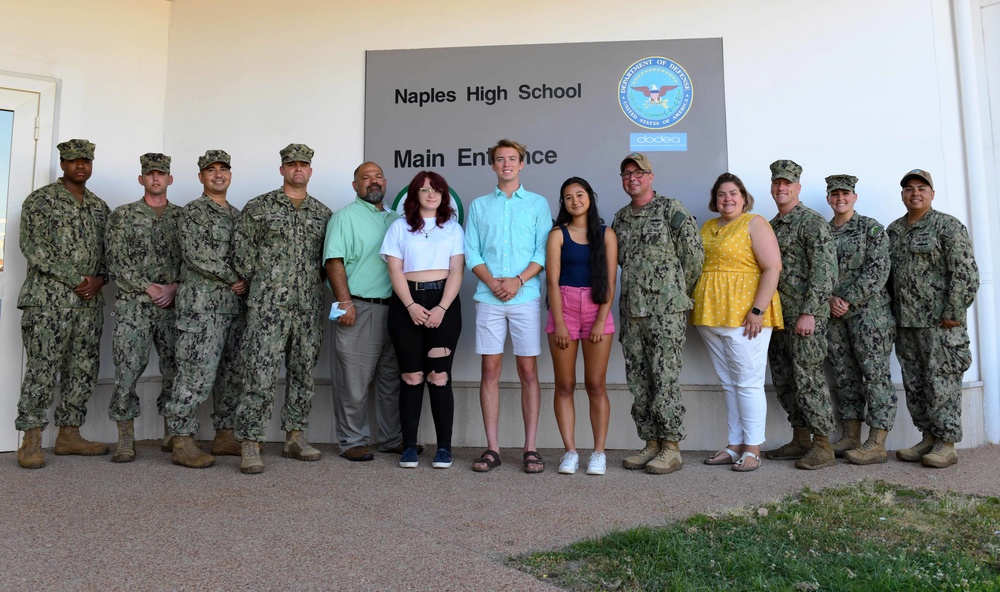 DODEA High School Students Awarded Naples Area CPO Scholarship