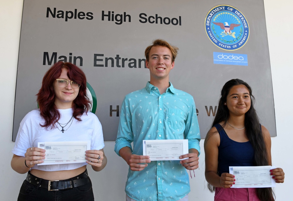 DODEA High School Students Awarded Naples Area CPO Scholarship