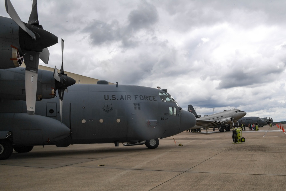 37th Airlift Squadron celebrates 80 years with static display