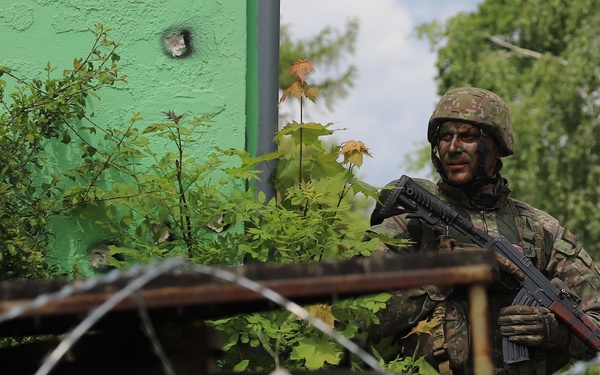 Soldiers and Strykers and Breaches OH MY!: V Corps, NATO Multinational Battle Group Slovakia Participate in Exercise Slovak Shield 22