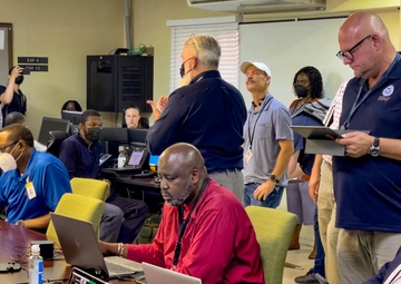 Federal and Territorial partners participate in hurricane preparedness exercises