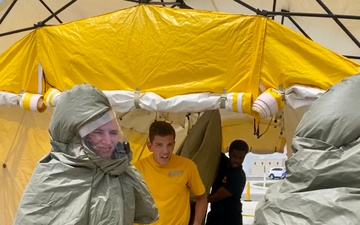 Hands-On Training Prepares Sailors to Respond to Nuclear, Biological, Chemical Contamination