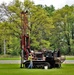 Contractors take soil samples with boring machine at Fort McCoy