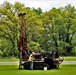 Contractors take soil samples with boring machine at Fort McCoy