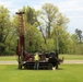 Contractors take soil samples with boring machine at Fort McCoy