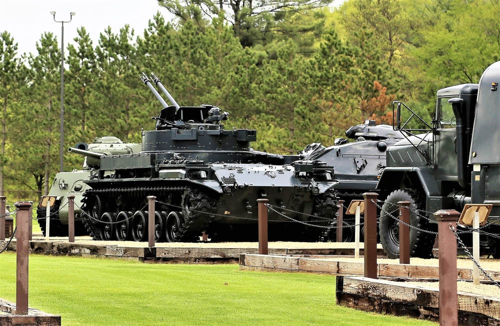 Fort McCoy's Equipment Park in historic Commemorative Area