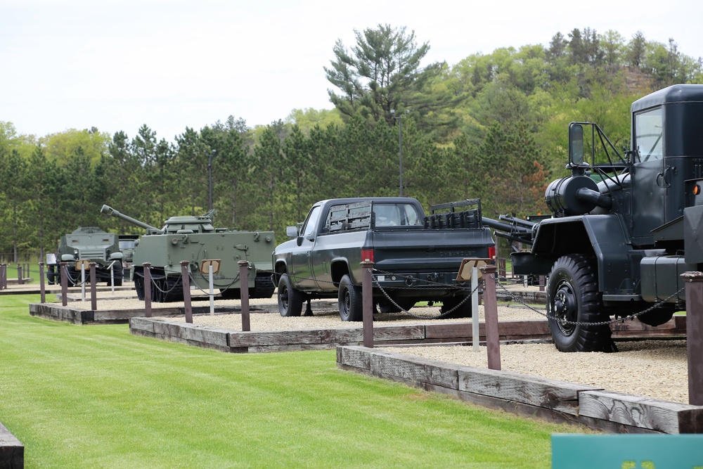 Fort McCoy's Equipment Park in historic Commemorative Area