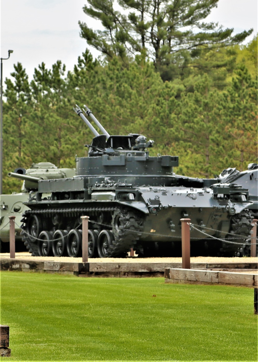 Fort McCoy's Equipment Park in historic Commemorative Area